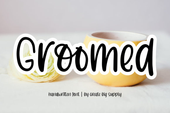 Groomed: The Cool, Friendly Display Font for Modern Design
