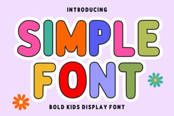 Simple: A Playful Font for Engaging Designs