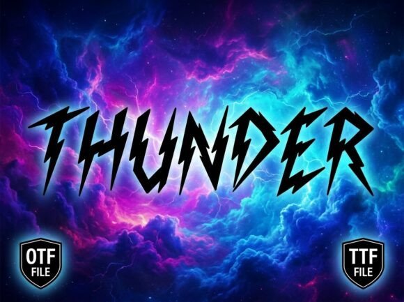 Thunder: High-Voltage Typography for Bold Design